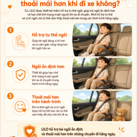 LILO có giúp trẻ thoải mái hơn khi đi xe không